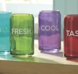 4 Word Drink Can Glasses