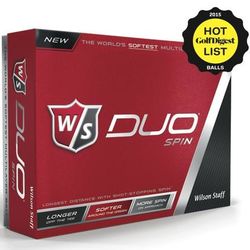 Personalized Duo Spin Wilson Golf Balls 12 Pack