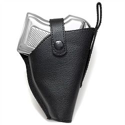 Stainless Steel Pistol Flask and Holster