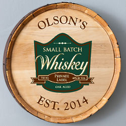 Private Label Whiskey Barrel Sign