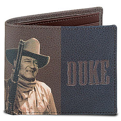 John Wayne RFID-Blocking Leather Wallet