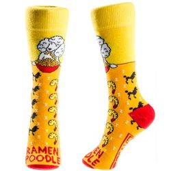 Ramen Poodle Socks