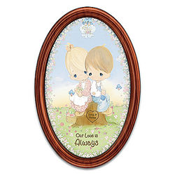 Precious Moments Our Love Is Always Personalized Plate