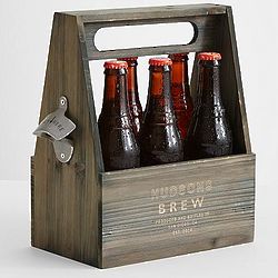 Personalized Wooden Beer Holder