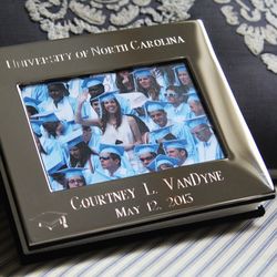 Personalized Graduation Photo Album in Silver