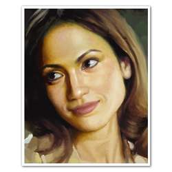 Jennifer Lopez Oil Painting Giclee Art Print