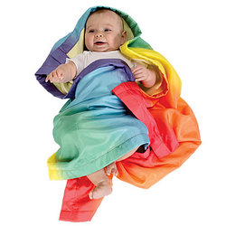 Silk Rainbow Blanket