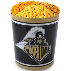 3 Gallon Purdue University 3 Way Popcorn Tin