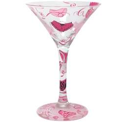 Pink Panties Martini Glass