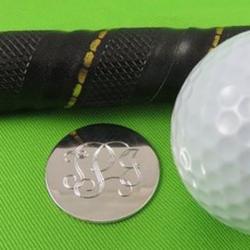 Sterling Silver Golf Ball Marker