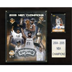 San Antonio Spurs 2004 - 2005 NBA Champions Plaque
