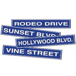 Hollywood Street Signs
