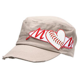 Women's Baseball Heart Hat