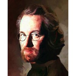 Steven Spielberg Oil Painting Giclee Art Print