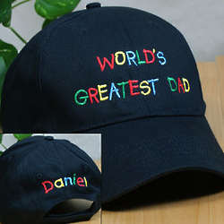 Embroidered World's Greatest Dad Hat