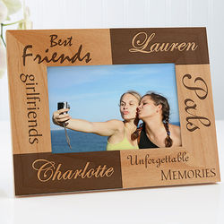 Personalized Best Friends, Unforgettable Memories Picture Frame