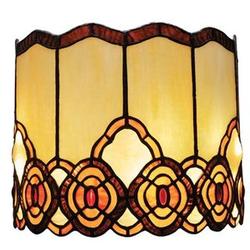 Battery Operated Tiffany Style Glass Wall Sconce