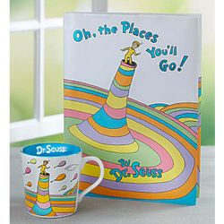 Oh, the Places You'll Go Dr. Seuss Book and Coffee Mug