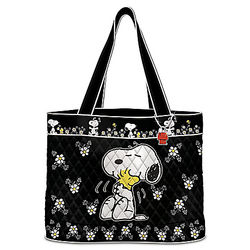 Peanuts Happiness Is Friendship Tote Bag with Snoopy Charm