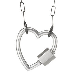 Heartlock Silver Necklace