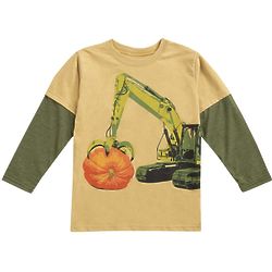Kids Excavator Pumpkin Tee