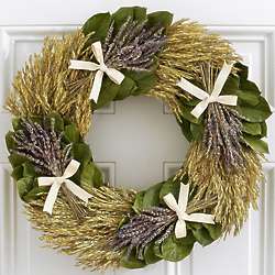 18" Love and Lavender Wreath