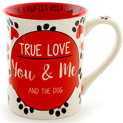 True Love You + Me and the Dog Mug