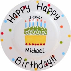 Personalized Birthday Plate