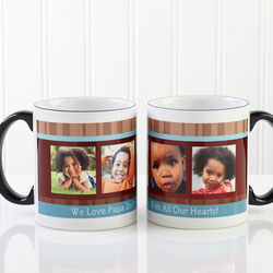 Photo Message Personalized 11-Ounce Coffee Mug for Men