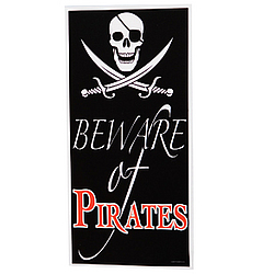 Pirate Door Cover Party Decoration