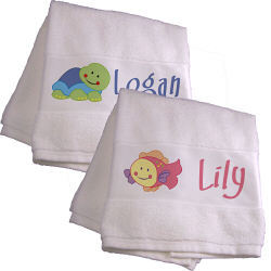 Splish Splash Kids Personalized Beach Towel