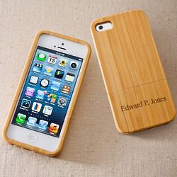 Personalized Bamboo iPhone 5 Case