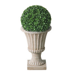 12" Boxwood Topiary Ball