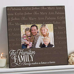 Personalized Family Is Love Wall Picture Frame