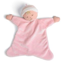 Baby's Rosey Cheek Blankie Doll in PInk