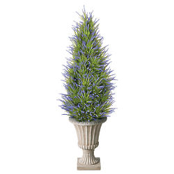 38" Artificial Lavender Tree
