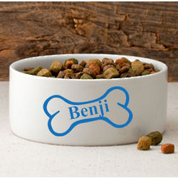 Personalized Classic Small Dog Bowl