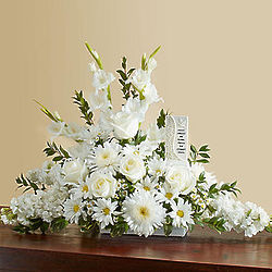 Beautiful Memories All White Bouquet