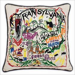Hand Embroidered Transylvania Pillow