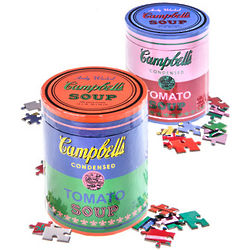 Campbell's Soup Can Andy Warhol Art Puzzle