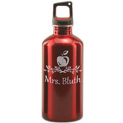 Stainless Steel Personalized Teacher Water Bottle