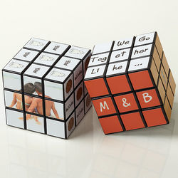 We Go Together Like - Personalized Photo Rubik's Cube
