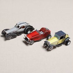 3 Vintage Cars Series Wind-Up Toy Kit
