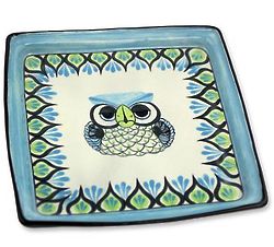 Owl Ceramic 10.5" Serving Plate
