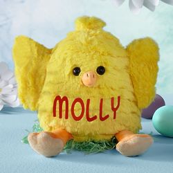 Personalized Egg-stra Cute Chick Stuffed Animal