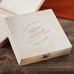 Special Reserve Personalized Wooden Keepsake/Cigar Box