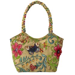 Canvas Butterfly Handbag