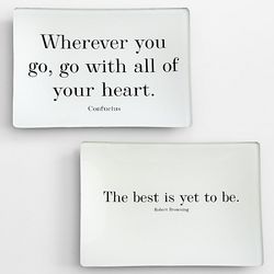 Motivational Quote Decoupage Tray