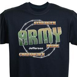 Personalized Army Pride T-Shirt