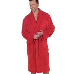 Men's Red Marshmallow Robe